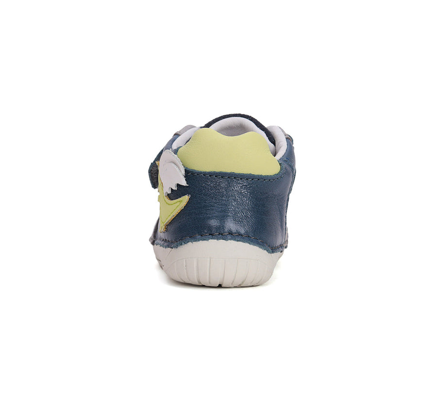 D.D.step boys barefoot/ first steps/ Dragon detail/Navy  S070-51562A