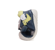 D.D.step boys barefoot/ first steps/ Dragon detail/Navy  S070-51562A