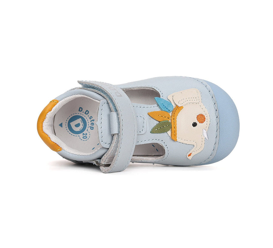 D.D.step boys leather/ first steps sandals/ Sky blue H015-41764B_3474.jpg