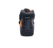 D.D.step boys leather boots / warm lining/ first steps/ Royal Blue, ginger fox W082-42774BM