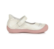 Ponte20 leather supinated ballerinas /White, flowers detail DA06-1-348A_103.jpg
