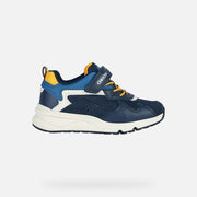 GEOX J ROONER /BOY LOW TOP SNEAKER NAVY/YELLOW J36H0A_2128.jpg