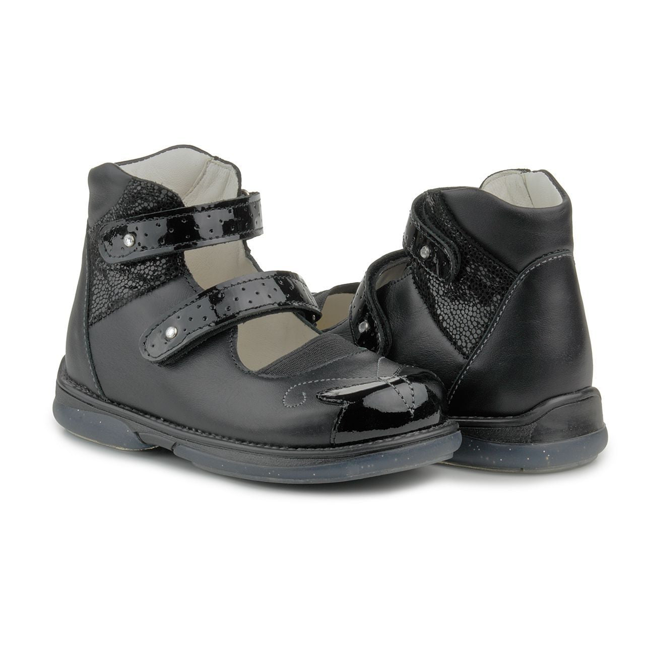 Memo girls leather ballerinas /diagnostic sole /colour Black, PRINCESSA 3LY_3722.jpg