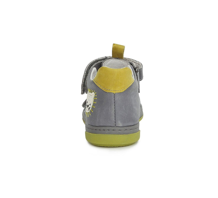 Ponte20 boys leather sandals /supinated /colour Grey DA03-1-396A_84.jpg
