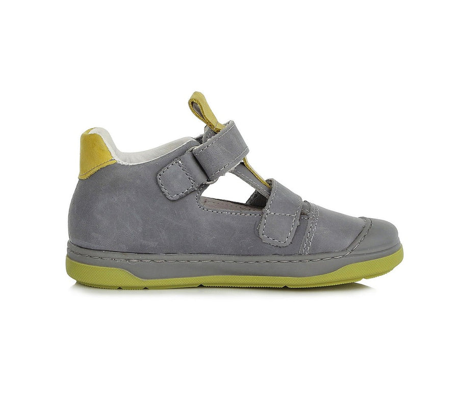 Ponte20 boys leather sandals /supinated /colour Grey DA03-1-396A_85.jpg