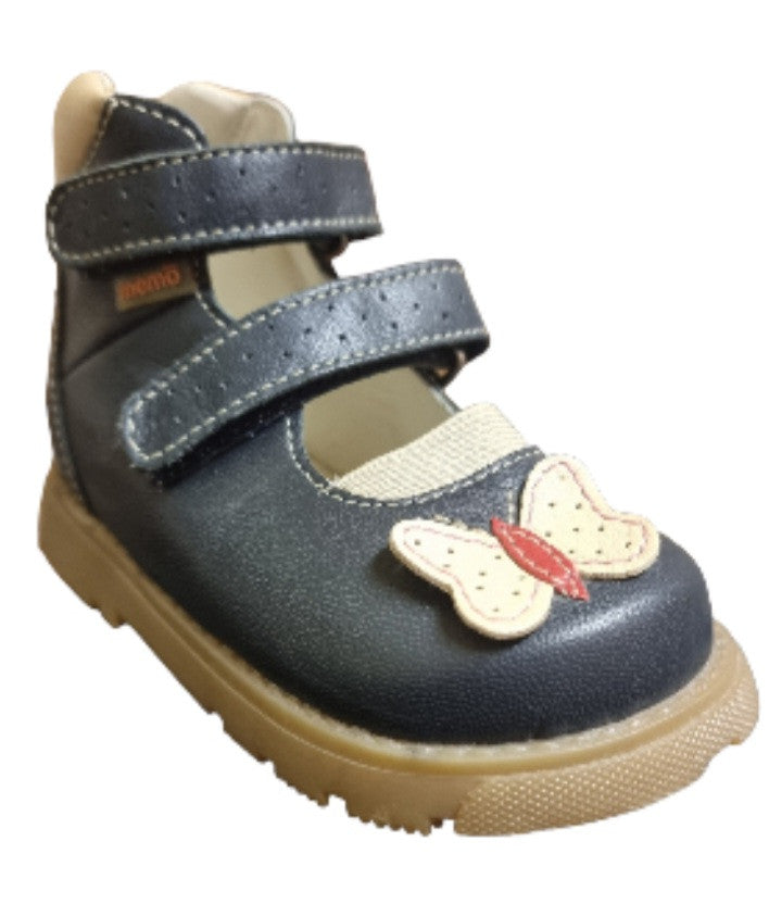 MEMO girls ortopedic ballerinas /diagnostic sole /colour Navy - blue, PRINCESSA 3DA_1580.jpg
