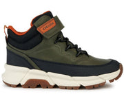 Geox boys boots /waterproof/breathable /Dark green, orange J36LCG C0623