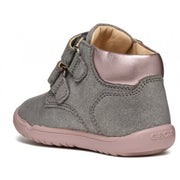 Geox, Girl's high top boots /waterproof / Silver, glitter B164PC