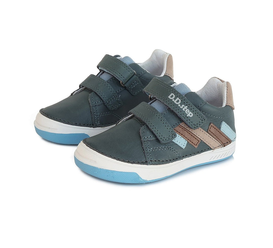 D.D.step boys leather shoes/ grey S040-335EM_163.jpg