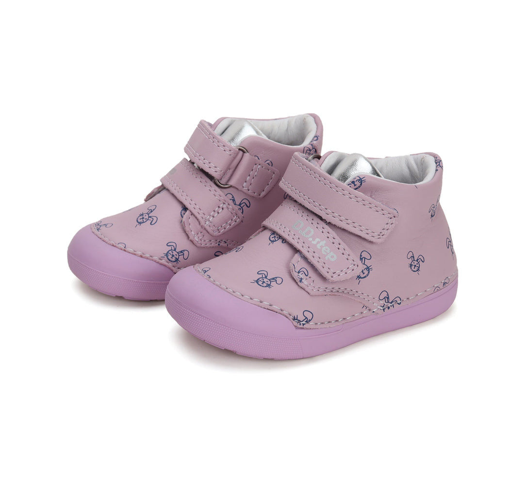 D.D.Step girls first step  shoes/ leather/ pink print S066-41803C_3129.jpg