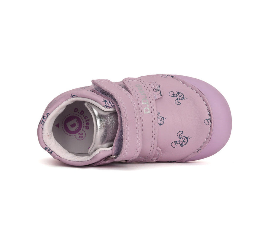 D.D.Step girls first step  shoes/ leather/ pink print S066-41803C_3133.jpg