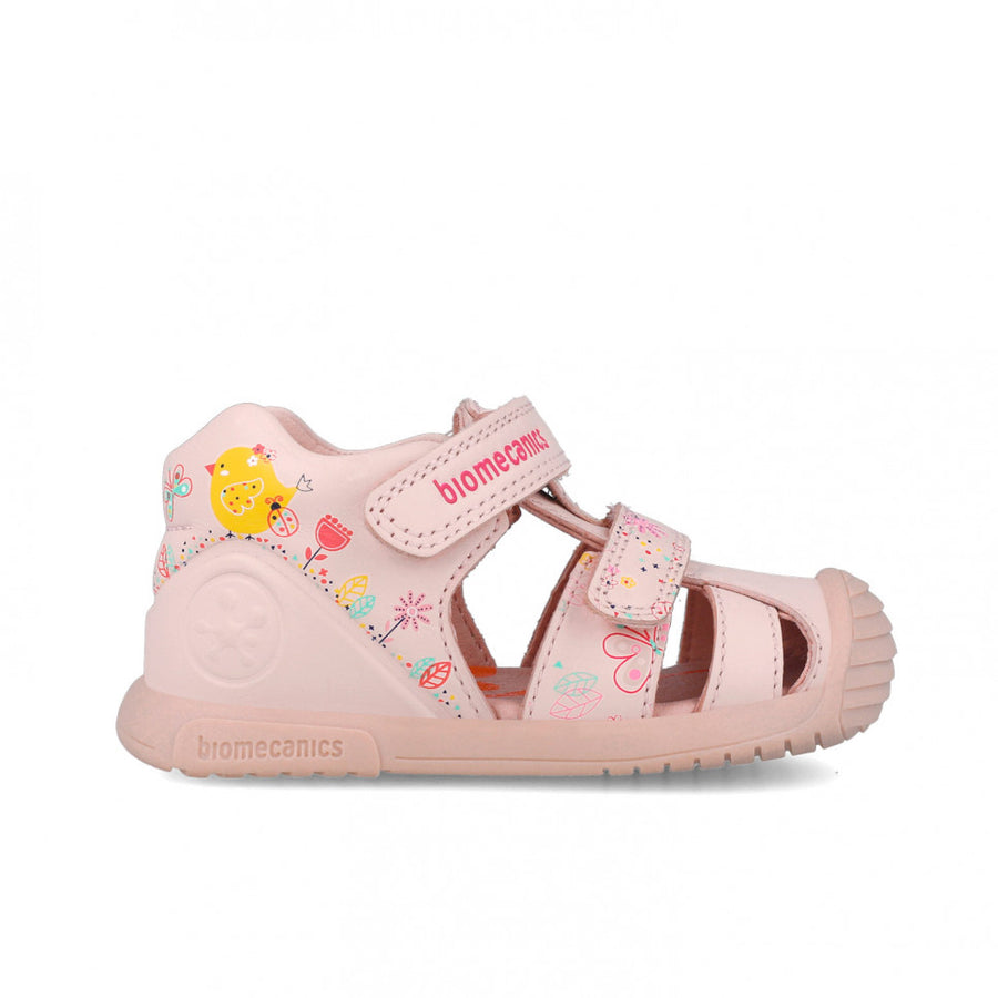 Biomecanics first steps sandals for baby girl/ 252107-A779 Cotton Sauvage