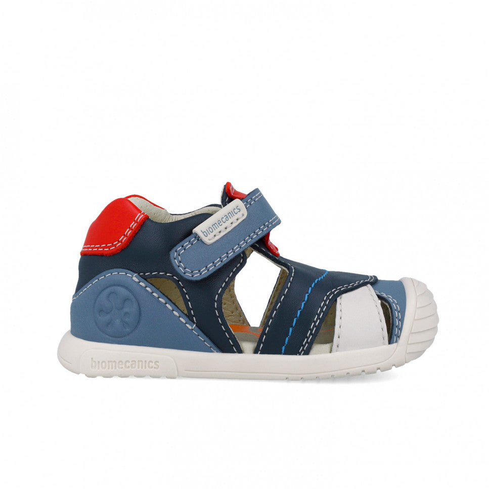Biomecanics first steps sandals for baby boy/252126-A556 Petrol Sauvage