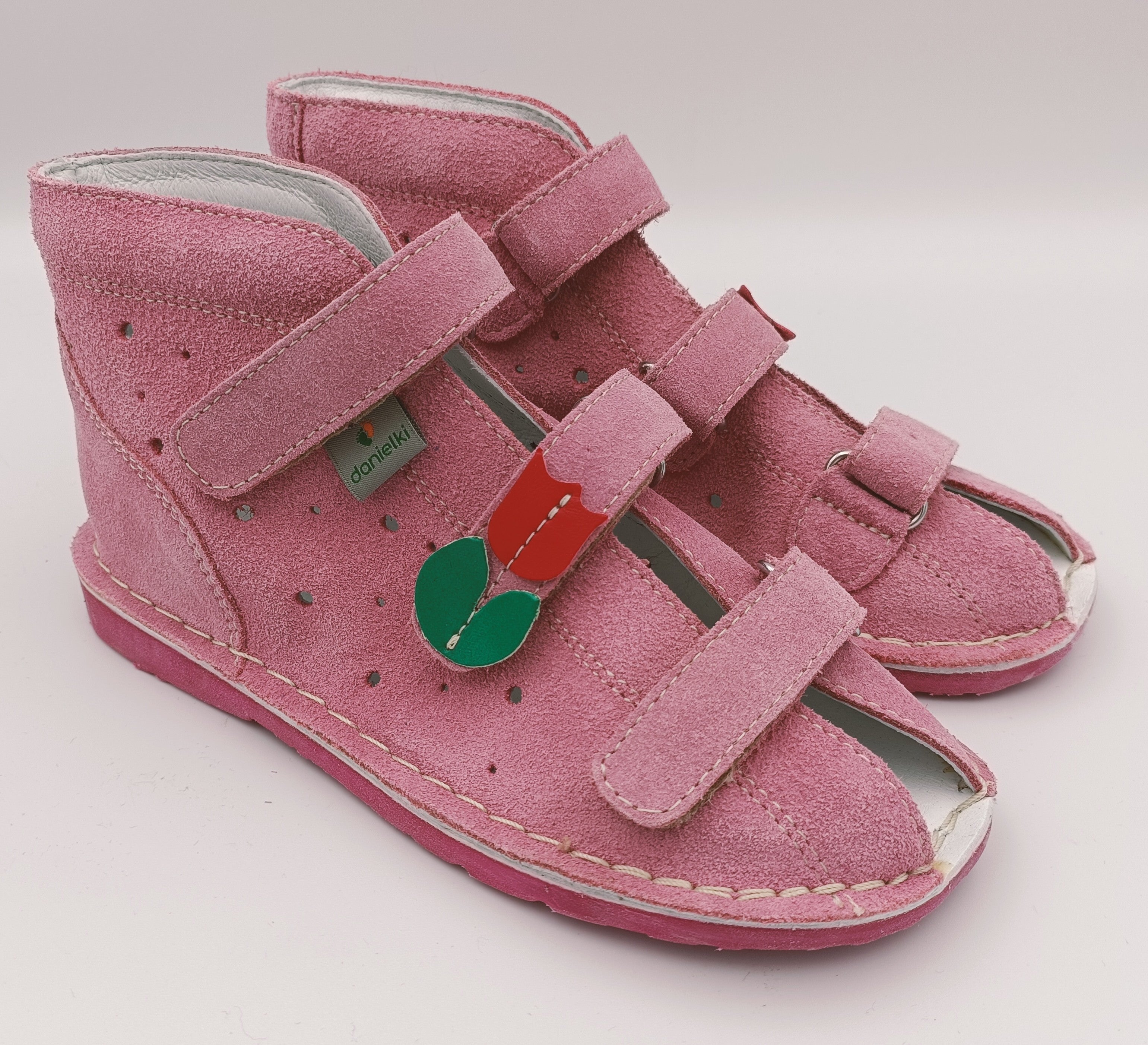 Danielki prophylactic girls slippers/sandals, colour pink_3605.jpg