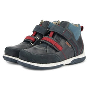 MEMO boys leather boots /diagnostic sole /colour Navy Blue Polo Junior GranaTowy 3DA