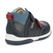 MEMO boys leather boots /diagnostic sole /colour Navy Blue Polo Junior GranaTowy 3DA