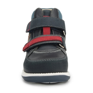 MEMO boys leather boots /diagnostic sole /colour Navy Blue Polo Junior GranaTowy 3DA