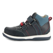 MEMO boys leather boots /diagnostic sole /colour Navy Blue Polo Junior GranaTowy 3DA