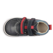 MEMO boys leather boots /diagnostic sole /colour Navy Blue Polo Junior GranaTowy 3DA