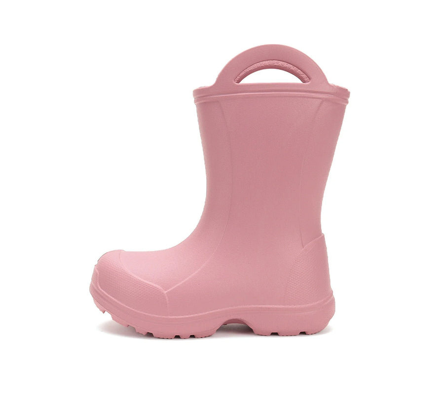 D.D.step Wellies/ Lightweight/ removable warm socks/ handles/ water lily pink/ (I106-52697)