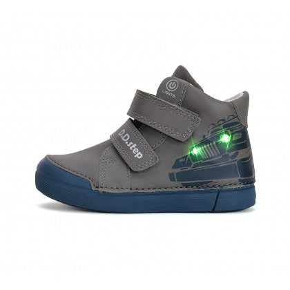 D.D. Step Boys Boots with Lights – Emerald Green – view 2