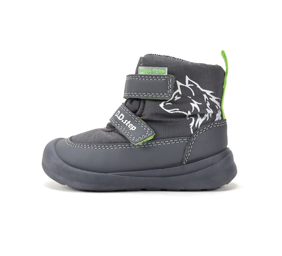 D.D.step Boy Waterproof boots / Marine grey / (P104-62544A)