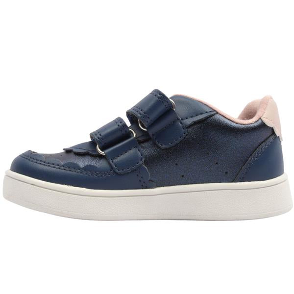 Geox Girl's Sneakers/ Eclyper Baby Girl/ navy- light rose (B555MA 054AJ CF48W)