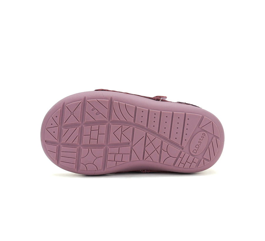 D.D. Step Girls First Steps Shoes – water repellent – Grape color – view 3