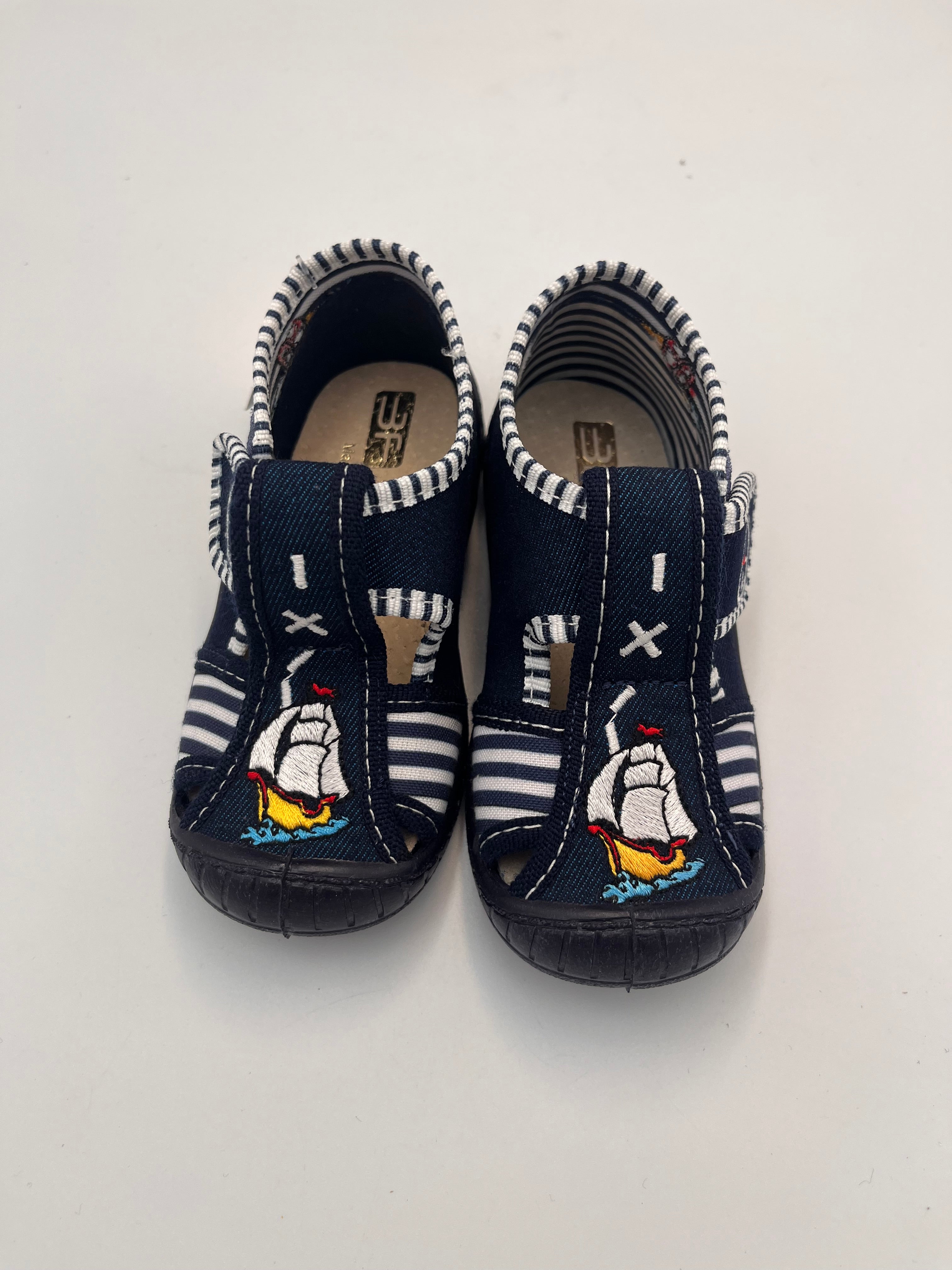 3f Slippers, boys / first steps /navy slippers