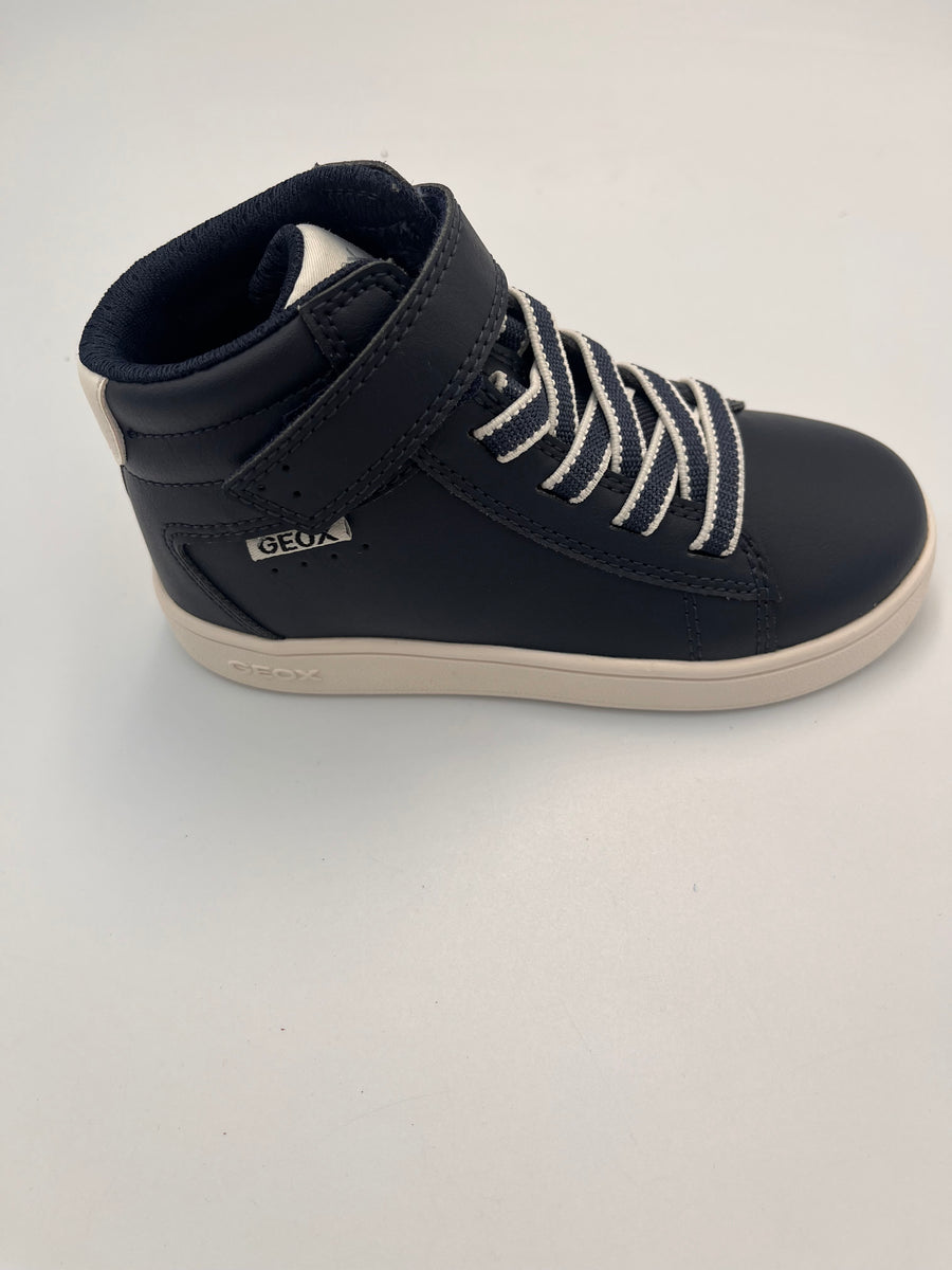 GEOX ECLYPER Boy High Top Sneakers/Navy-white/(J66LSF 054FU C4211)