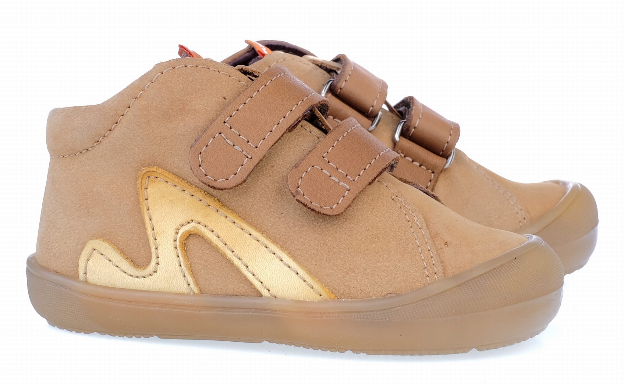 Mazurek Boys Leather Handmade Shoes /1264 camel_14.jpg