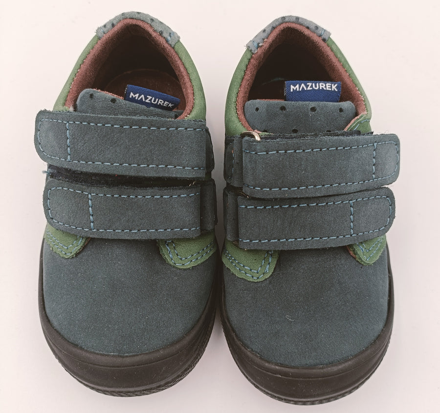 Mazurek Boys Leather Handmade Shoes /1361 navy_4178.jpg