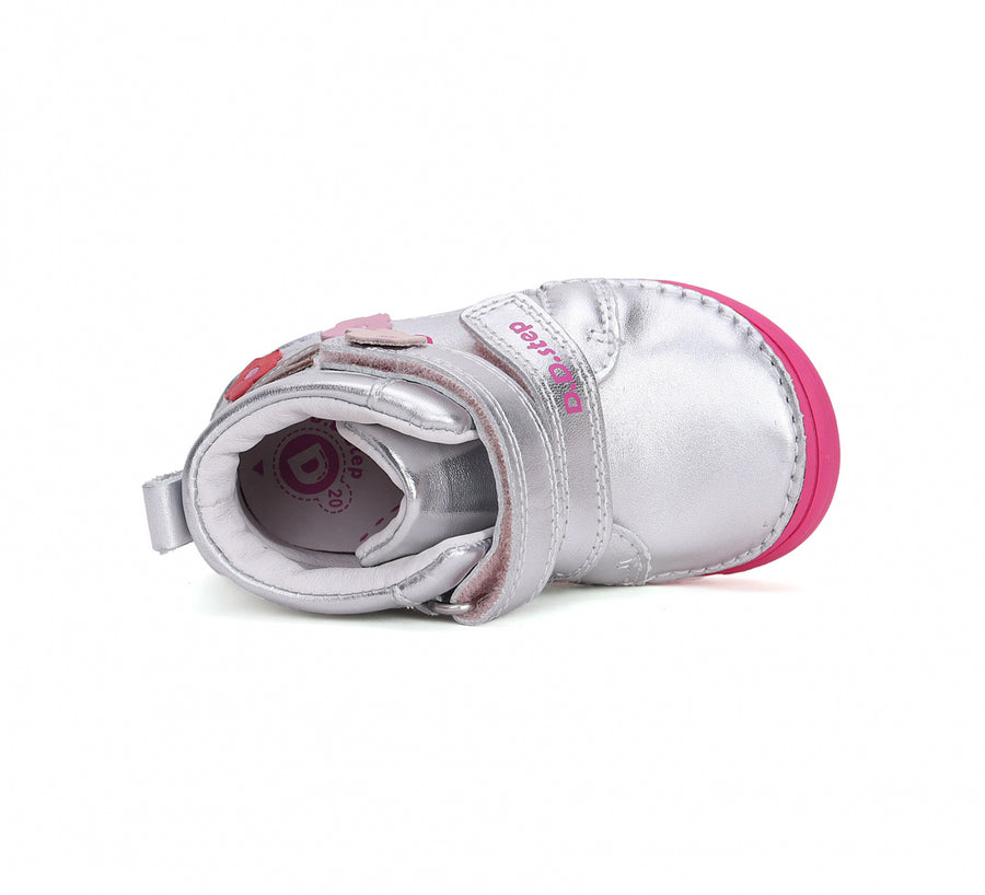 D.D. Step Girls First Steps Boots – Water repellent – Sliver – view 4