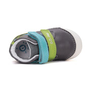 D.D. Step Boys First Steps First Step Leather Shoes – Dark Grey – view 4