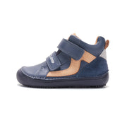 D.D. Step Boys Barefoot Leather Boots – Water Repellent – Royal Blue