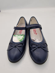 Wojtylko communion girls shoes navy/5BA11174MIX