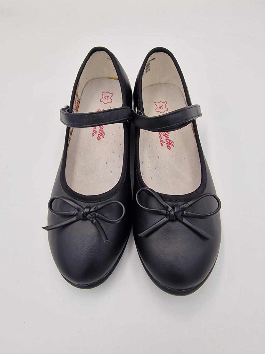 Wojtylko communion girls shoes black/5BA11174MIX