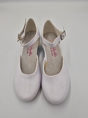 Wojtylko communion girls shoes white/3 kwiatek