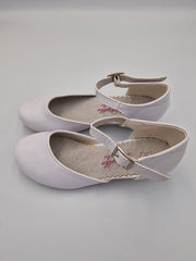 Wojtylko communion girls shoes white/3 kwiatek