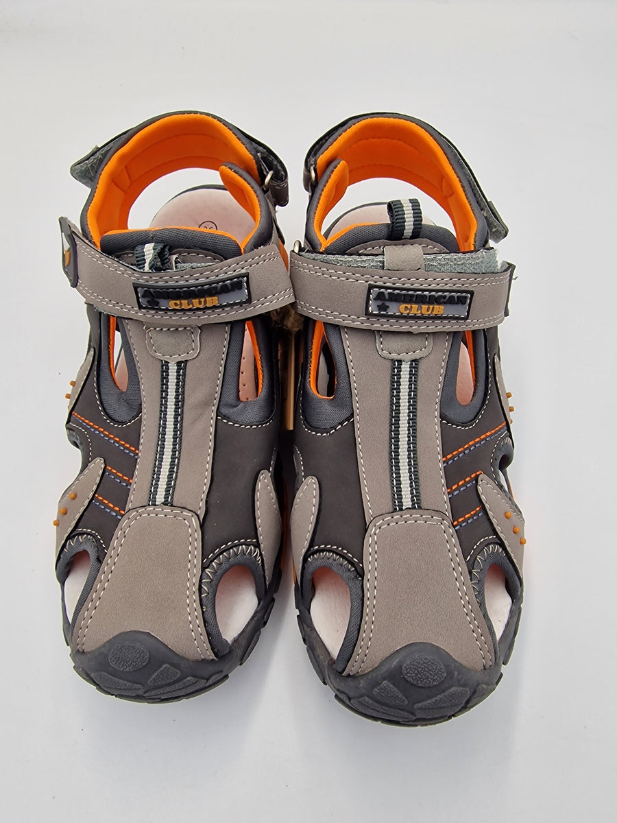 American club boys sandal Grey/orange DR 03/20