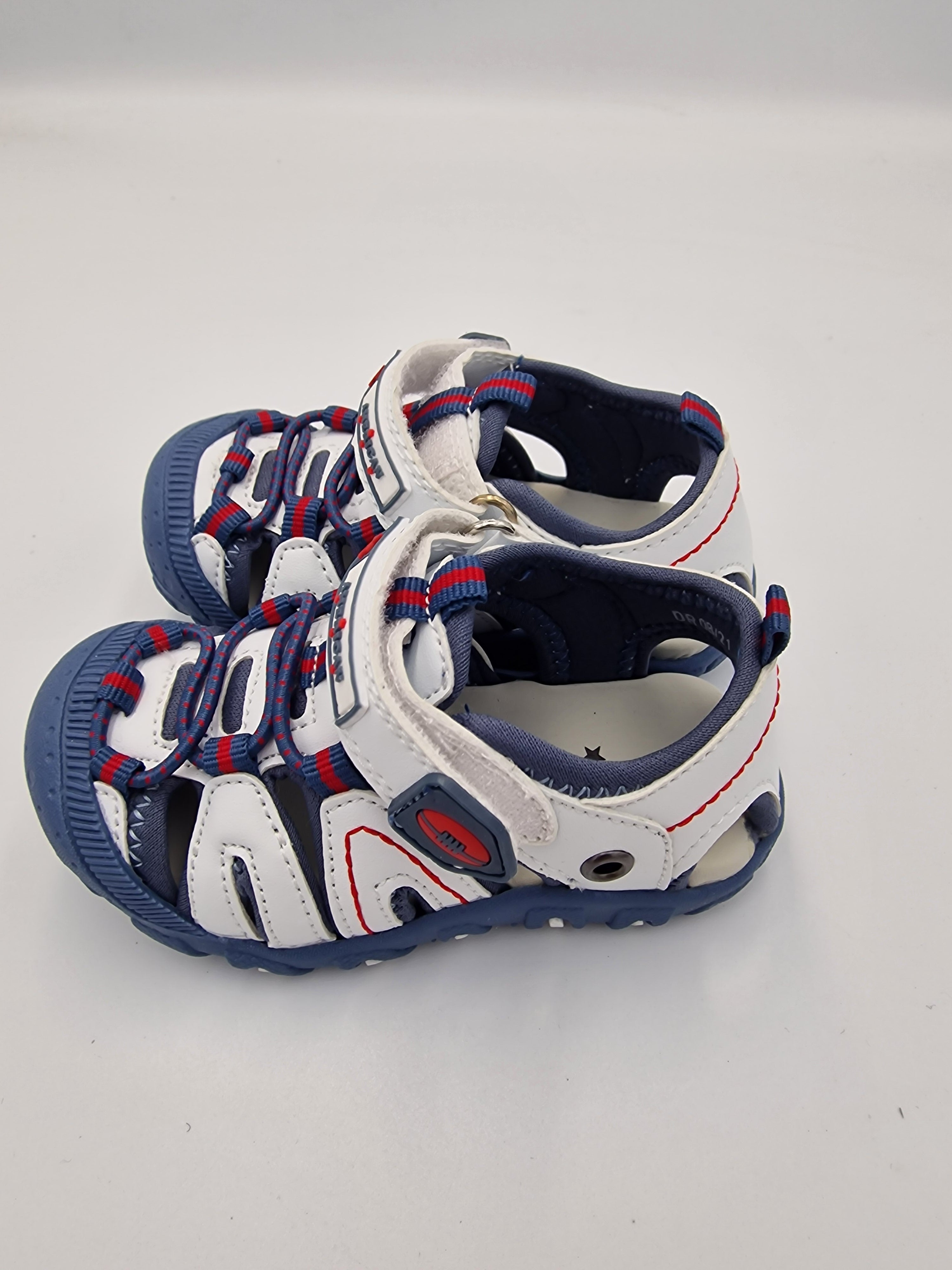 American club boys sandal White/Navy DR 08/21