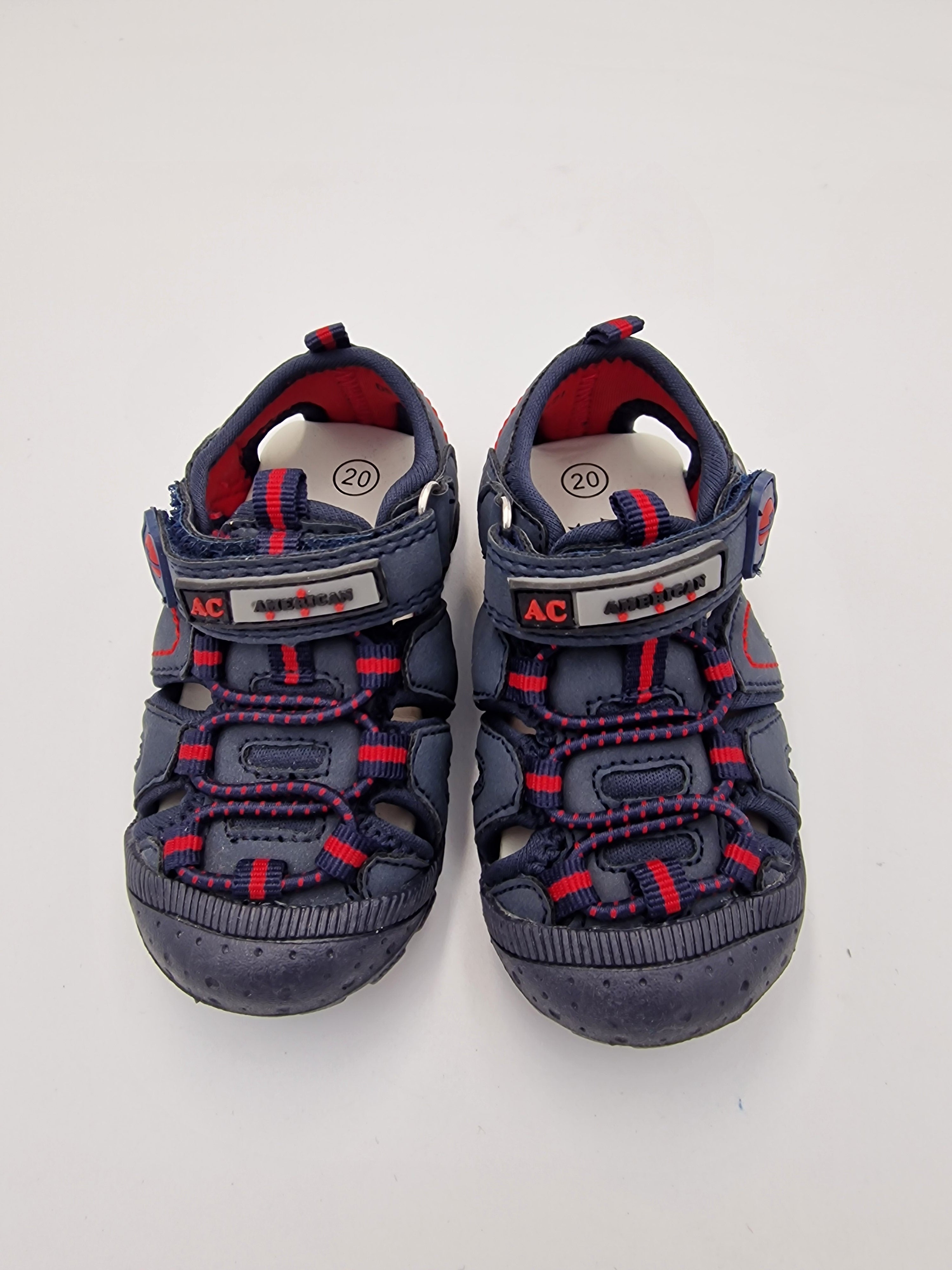 American club boys sandal Navy/Red DR 08/21