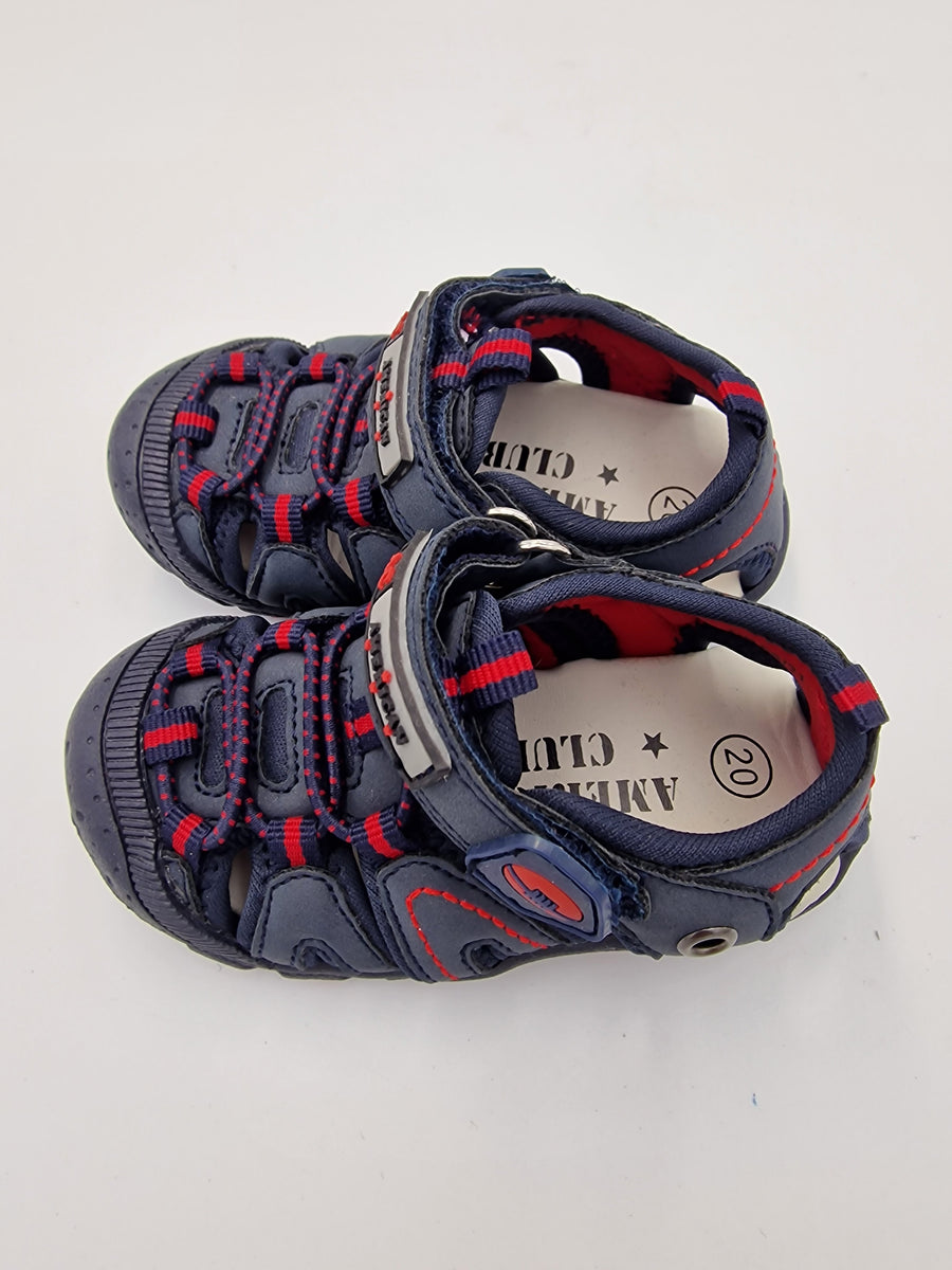 American club boys sandal Navy/Red DR 08/21