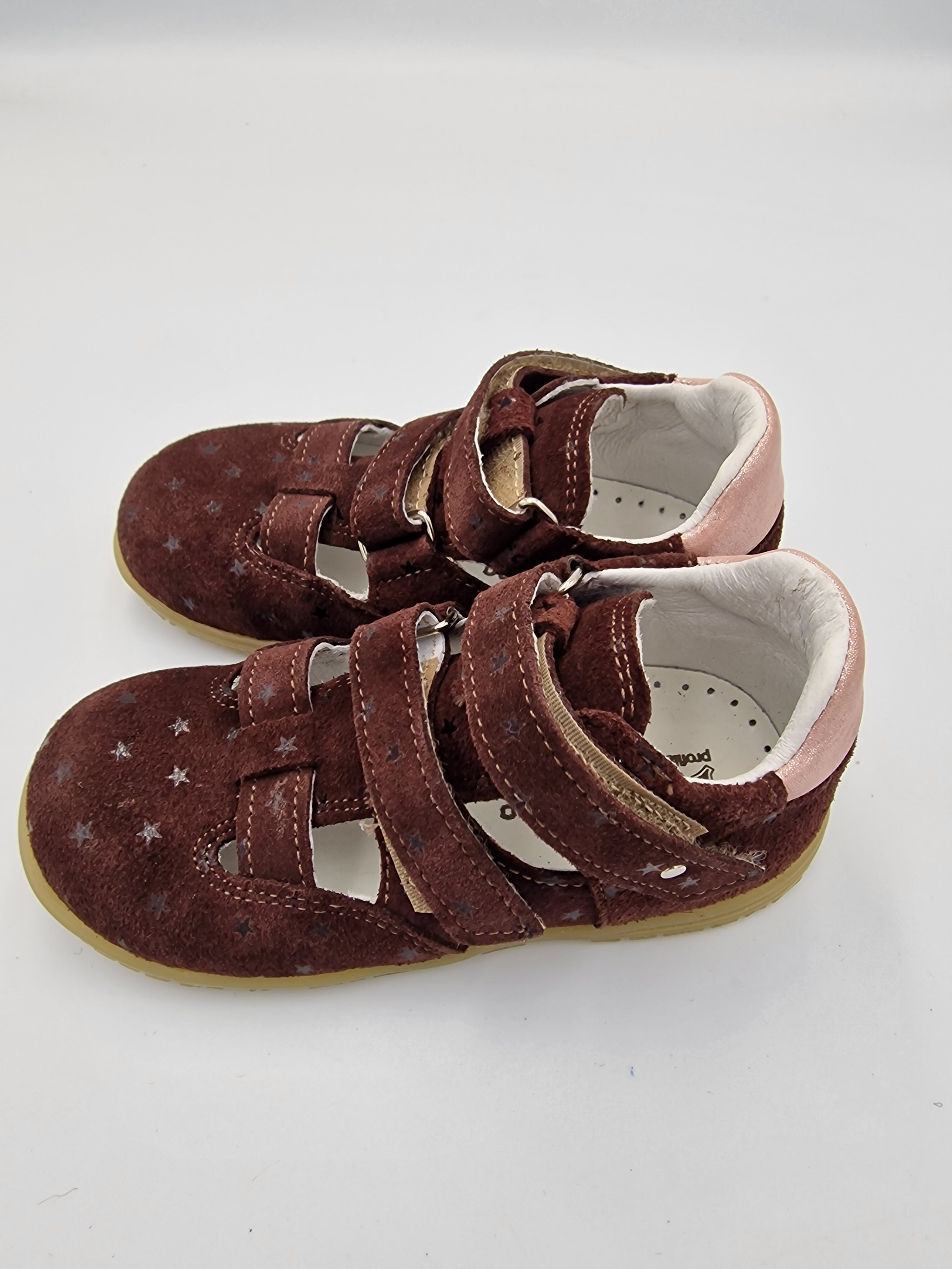 Jamet boys sandal brown star design/1111