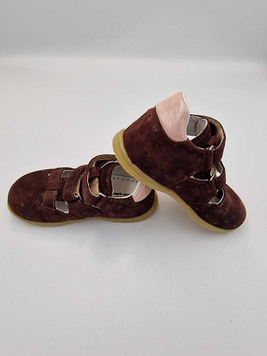 Jamet boys sandal brown star design/1111
