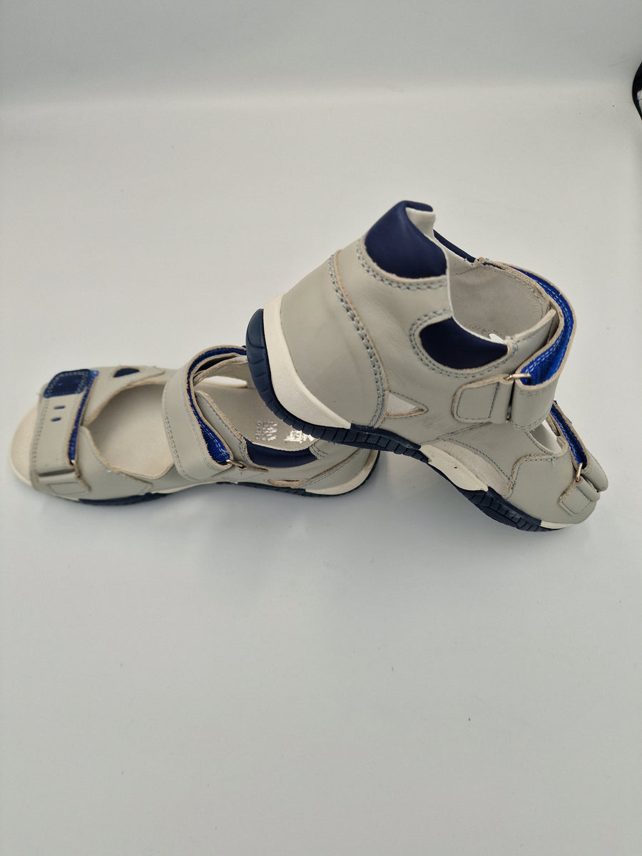 Jamet boys sandal with arch support grey/blue/316