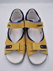 Jamet boys sandal with arch support yellow/blue/365