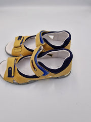 Jamet boys sandal with arch support yellow/blue/365