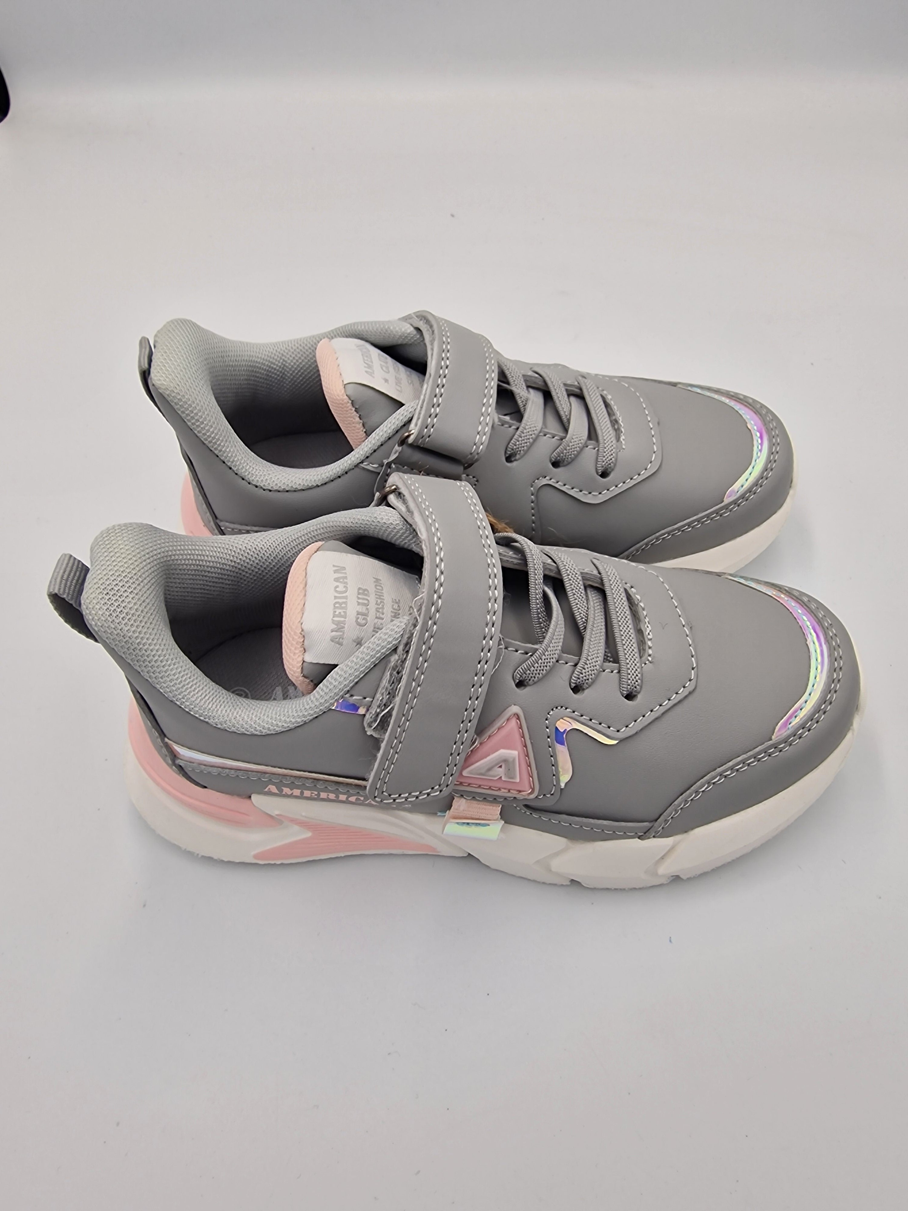 American Club girls runners Light Grey AA24/22