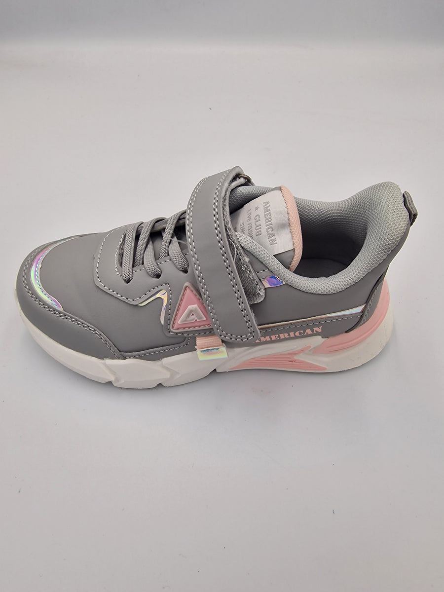 American Club girls runners Light Grey AA24/22
